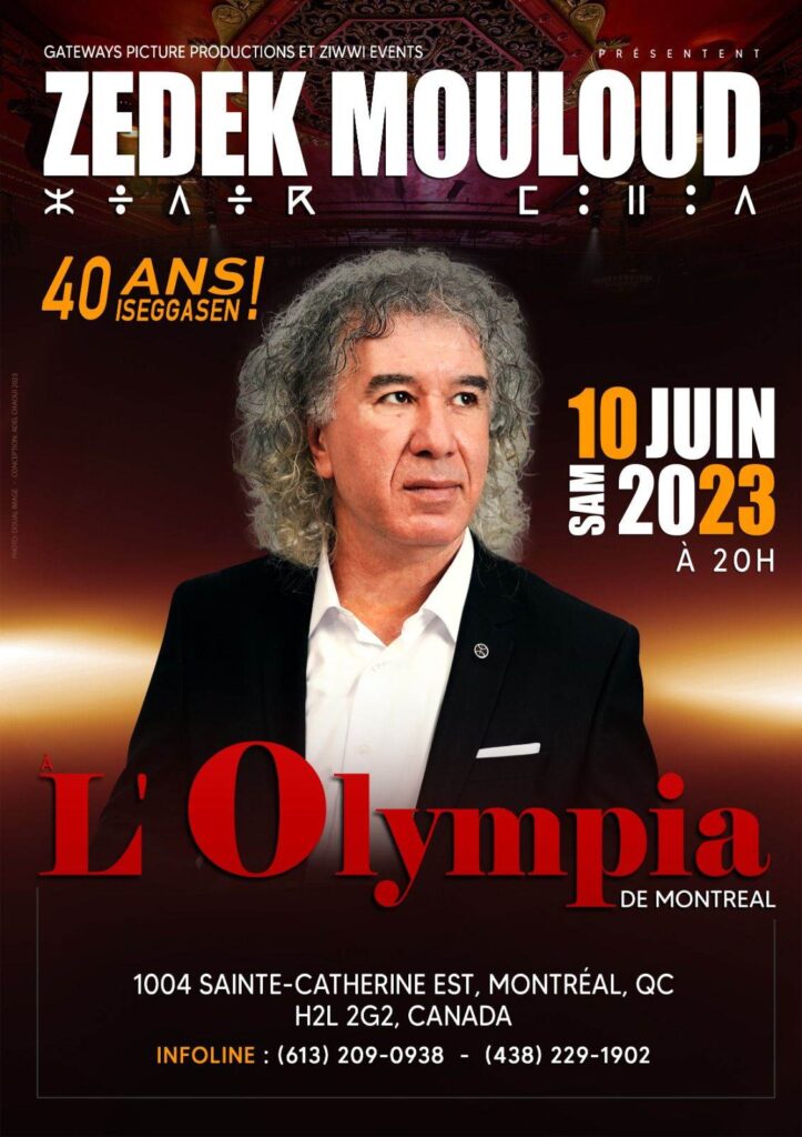 Zedek Mouloud, Montréal, 10 juin 2023
