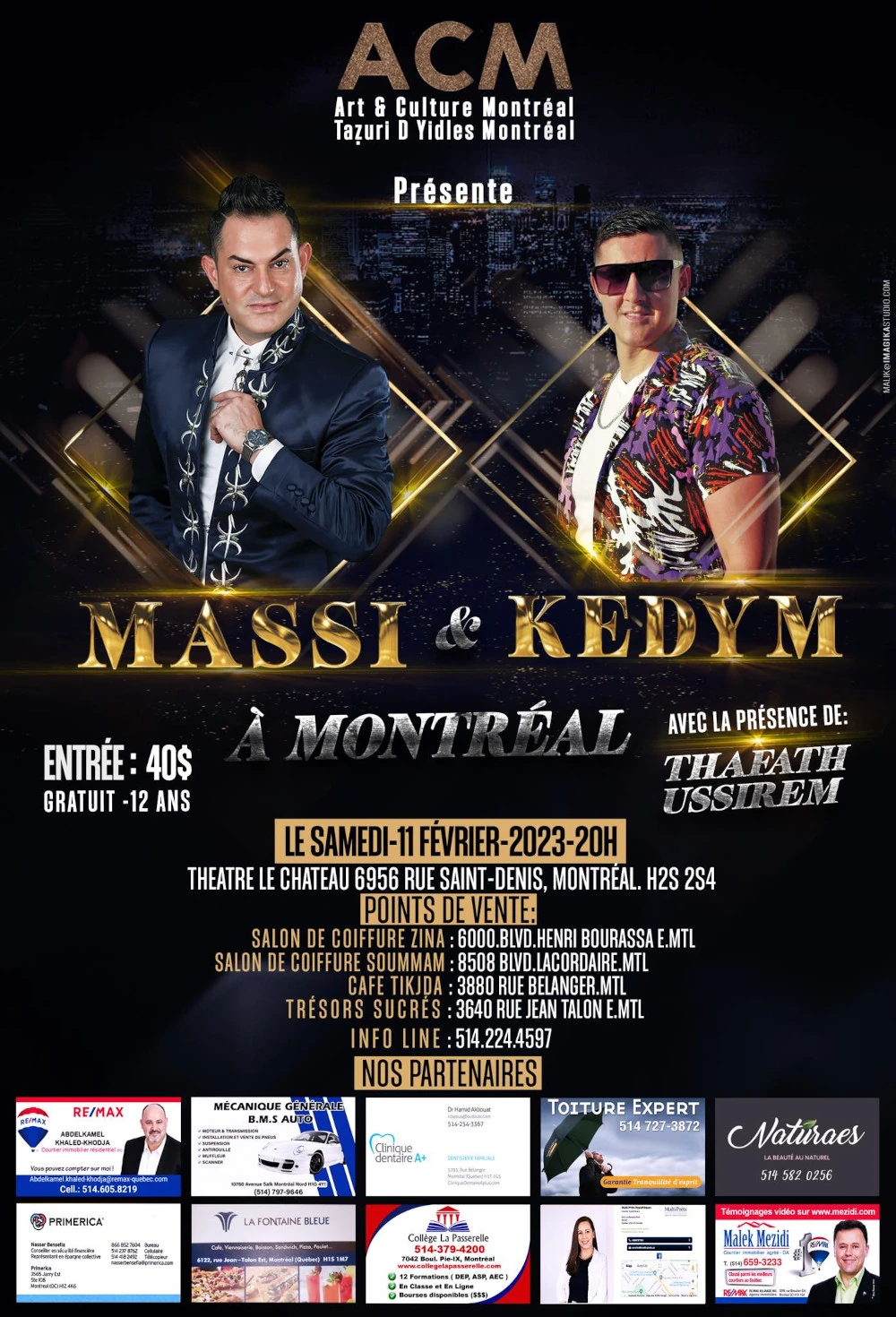 Massi et Kedym à Montréal