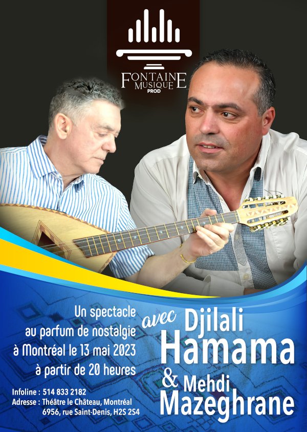 Djilali Hamama et Mehdi Mezaghrane - Taddart tv