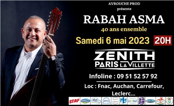 Rabah Asma au Zenith de Paris - Taddart.tv