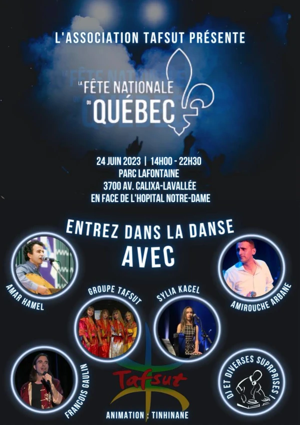 Fête Nationale du Québec - Tafsut Canada - taddart.tv