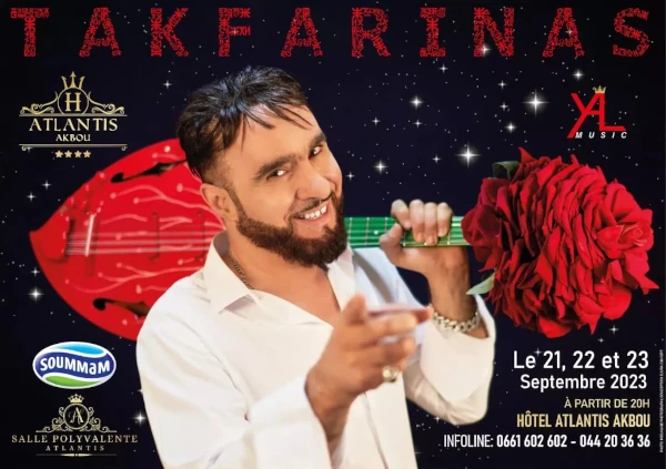 Takfarinas à Akbou - spectacle