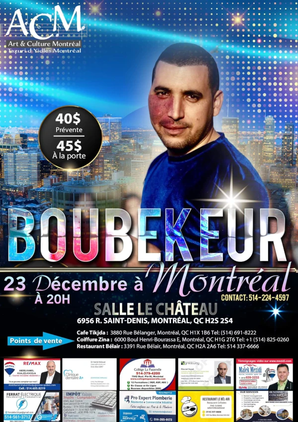 Boubekeur à Montréal