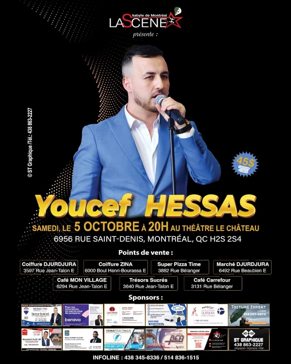 Youcef Hassas à Montréal