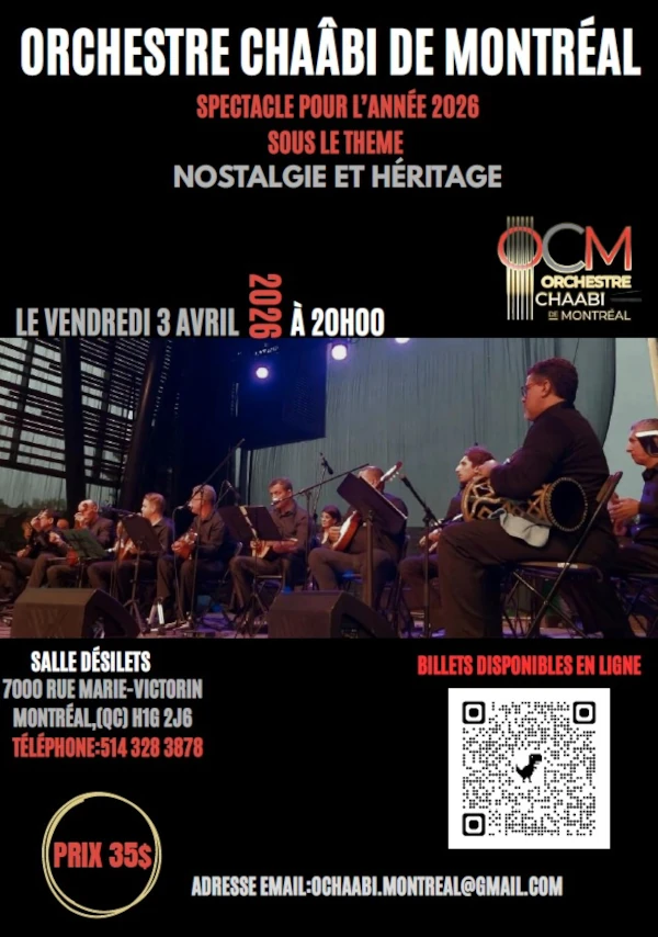 Orchestre Chaâbi de Montréal - 03 avril
